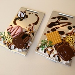 チョコレートのスタンドミラー