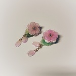 桜🌸のブローチ(プラ板)