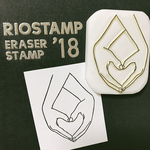 【riostamp】再販・カップルハート