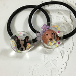 ワンちゃんヘアゴム 