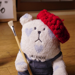 ぬいぐるみ用ニットベレー帽