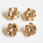 【4個】Gold flower＊CCB parts