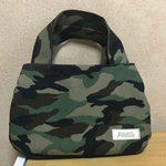 送料0円！迷彩柄のあおりトート。