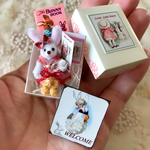 ちいさなウサギ✳︎ピンク色のスカートの白ウサギちゃん