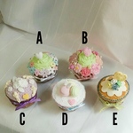 harukaxkoume 様専用　ABDカラフルカップケーキ3個セット
