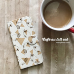 【受注生産】カフェオレキャット 手帳型スマホケース