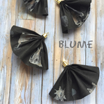 再販【数量限定品】fabric tassel "BK"cat of water colors