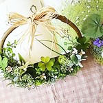  クローバー🍀とはちみつのメルヘンドアリース     お誕生日プレゼント、母の日、ご結婚祝、記念日ギフト