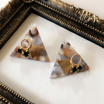   再再…再販♡三角ピアス♡ブラウン