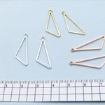 28ｍｍ三角メタルパーツ4Ｐセット