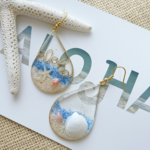 アロハシェルピアス☆。【受注作成】