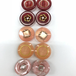 限定品13～15ｍｍ◇10個入◇　ピンクオレンジ・ボルドー　ペアアソート春夏ボタン