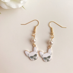 お洒落フレンチブルドッグのピアス/イヤリング