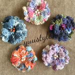 チョイス♪ひらひらお花ヘアゴム♪ナチュラル 1