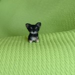 ちびちびチワワ ブラックタン パピー 羊毛フェルト