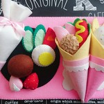 フェルトままごと☆クレープ☆