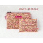 リバティ ポーチ&ティッシュケースセット【Jenny's Ribbons】