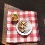 ミニチュアフード ドールハウス 小さなカレー