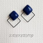 大人マット*ダブル□ピアス/イヤリング