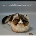 羊毛フェルト　猫　ノルウェージャンフォレストキャット　ねこ　ネコ　