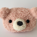 ふわふわピンクくまさんカードポーチ🐻