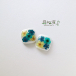 【現品限りSALE】押し花ネイル*BLUE* フット ネイルチップ