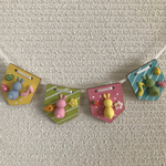 樹脂粘土 イースターガーランド
