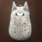 花ねこ スマホポシェット