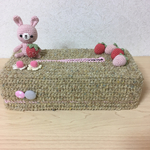 いちごのティッシュカバー🍓②