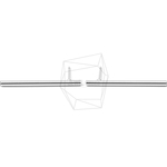 ERG-637-MR【2個入り】スティックピアス/Stick Post Earring/ 2mm x 32mm