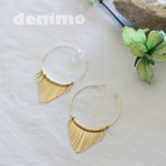 fringe hoops【ノンホールイヤリング】
