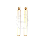 ERG-625-MG【2個入り】レクタングピアスキャッチ/Rectangular geomertic Earring 