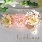 きらめき3連桜バレッタ