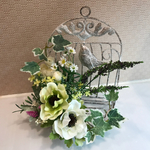 小鳥の花かご