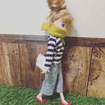 リカちゃん服  ボーダーハイネック♡