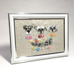 pegasasueiko様オーダー品☆犬の手刺繍のポートレート