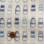  ＊ ダブルガーゼ ＊ 牛乳びん  50×50