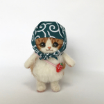 泥棒猫さん(唐草模様、茶白)