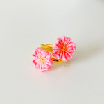 ちりめん桜の指輪