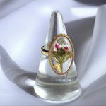 vintage flower ring #17