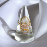 vintage flower ring #18