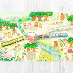 A3ﾉﾋﾞ ぼくの好きな季節（複製画）FA3-0324
