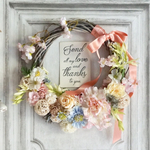 桜のwreath bouquet :桜のリースブーケとヘッドパーツセット 春 桜  梅