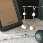 ✳︎スパンコールが揺れる華奢ピアス・ゴールド✳︎