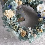 Mist Green x  White * wreath 春待ちリース * 母の日