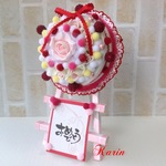 ラズベリーケーキの花輪