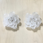 FROST FLOWER ACRYL BEADS CABOCHON PARTS