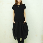 omake/balloon skirt/ kuro