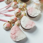 【ご新規様専用 】さくらさくら和菓子盛りストラップ
