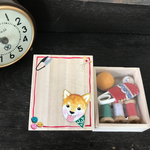 手のひらの裁縫箱「柴犬わんこの裁縫箱」送料無料